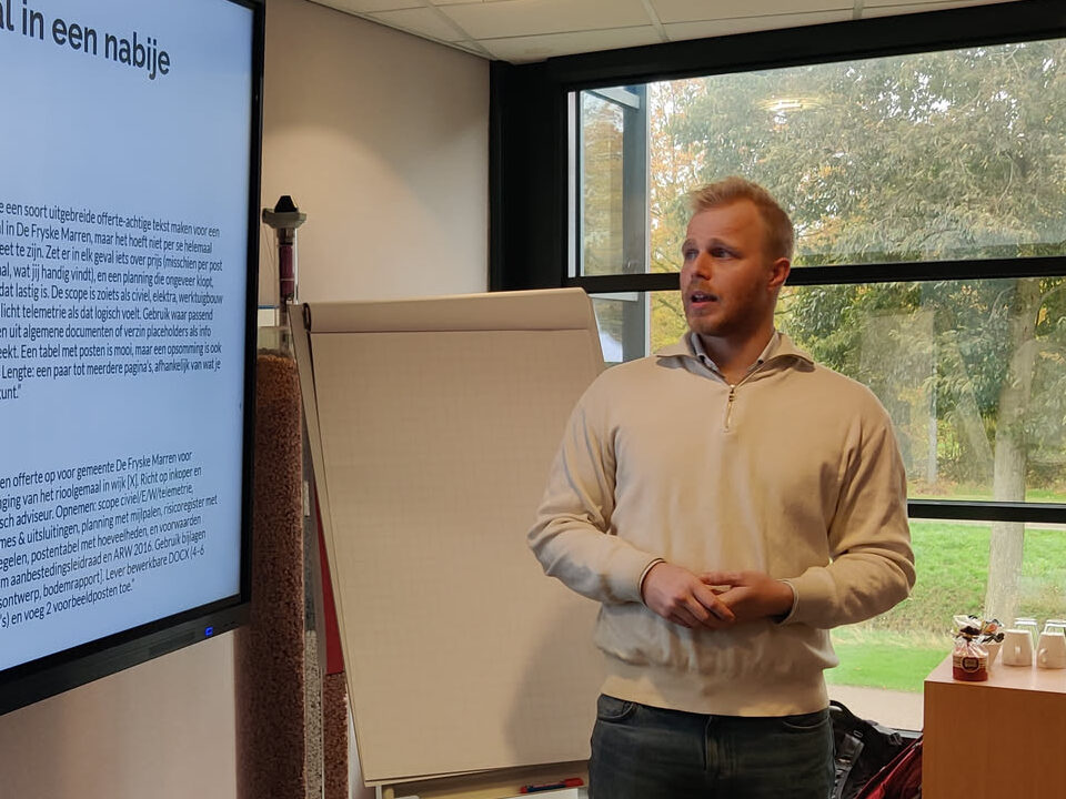 Mous Waterbeheer workshop actiefoto